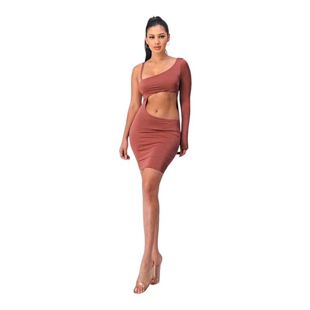 Bodycon Mauve Dress- Mini